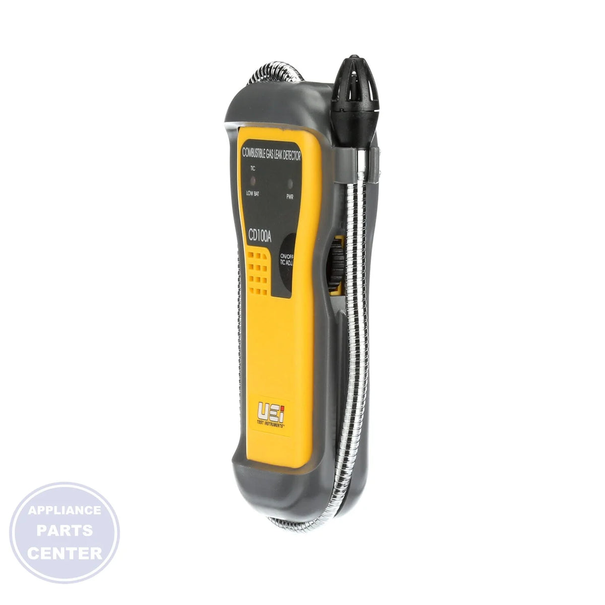 CD100A - Detailed view of 50 PPM methane detection level