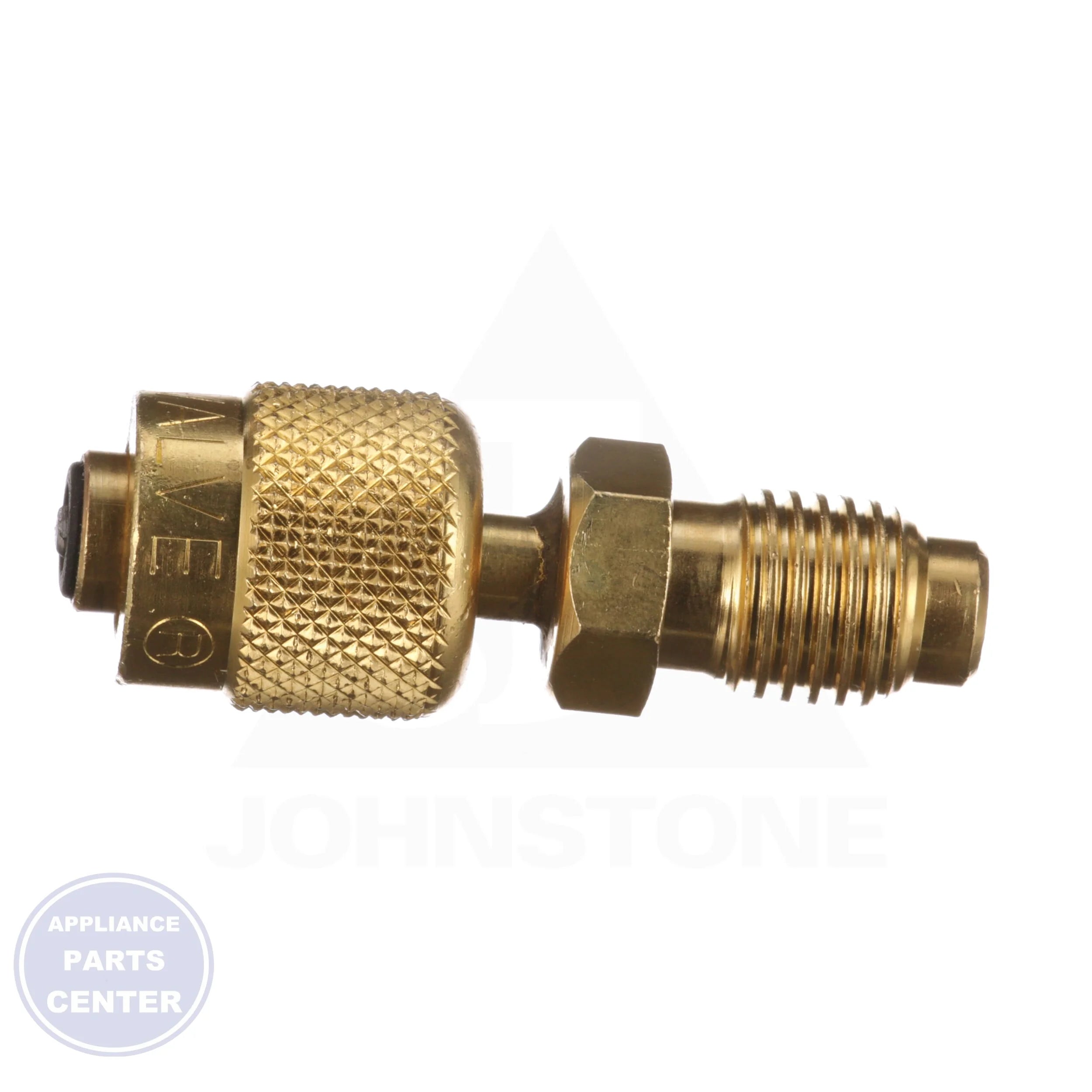 Acme Adapter CD2012 - Side view with 1/4" F. Flare Coupler and 1/2" M. Acme specs