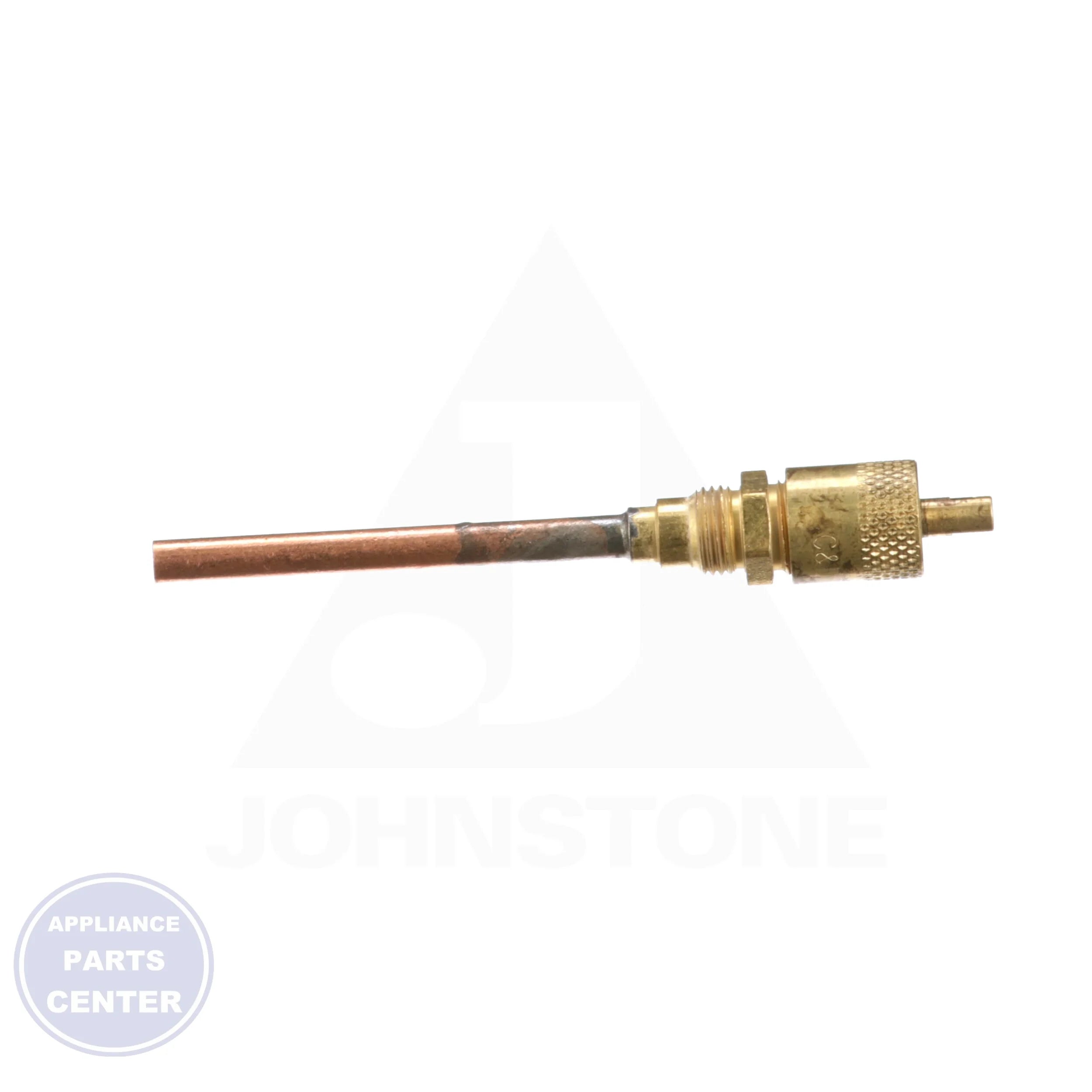 T36 Series Valve with Brazed Copper Tubing CD3603 - Side view with 1/4" Flare Access and 3/16" Copper Tube