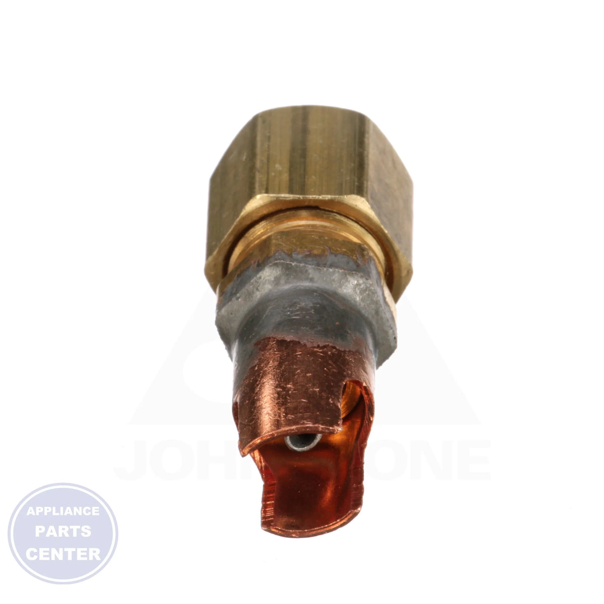 "M" Series Copper To Copper Line Tap Valve CD5514 - Detailed view of braze-on self-piercing saddle valve