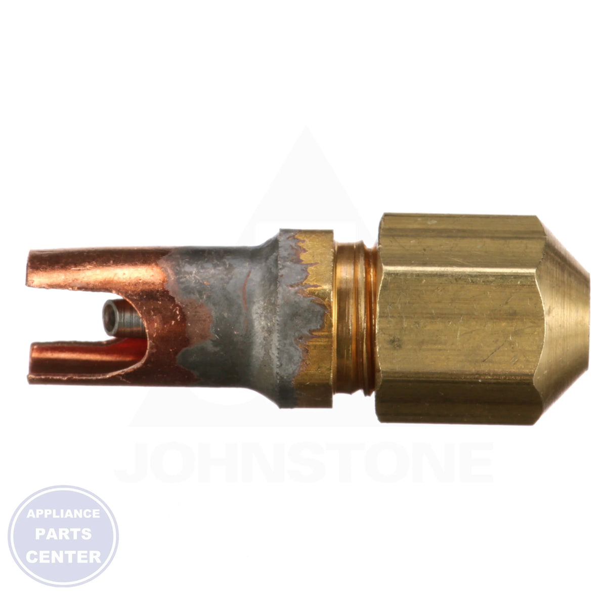 "M" Series Copper To Copper Line Tap Valve CD5514 - Side view with 1/4" tube specifications