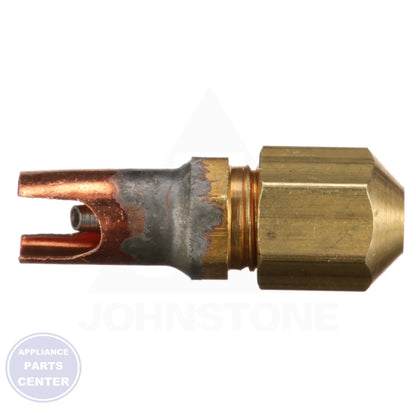 "M" Series Copper To Copper Line Tap Valve CD5514 - Side view with 1/4" tube specifications