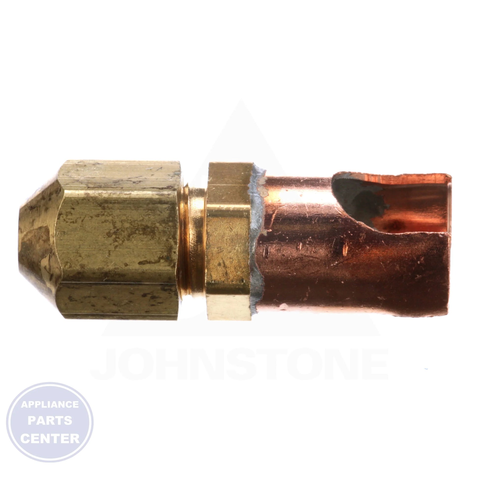 "M" Series Copper To Copper Line Tap Valve CD5538 - Side view with 3/8" measurements