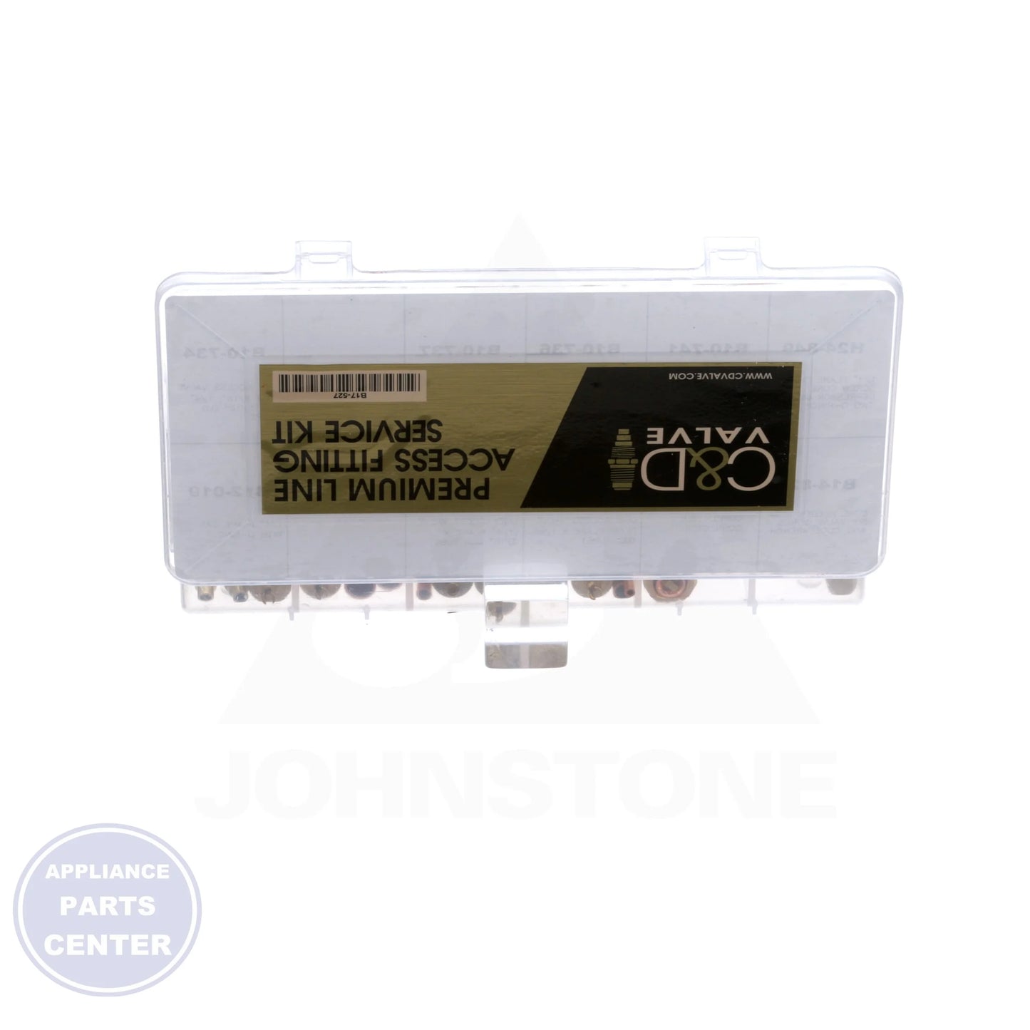 Access Valve Kit CD9520SVK - Side view with precise measurements/specs