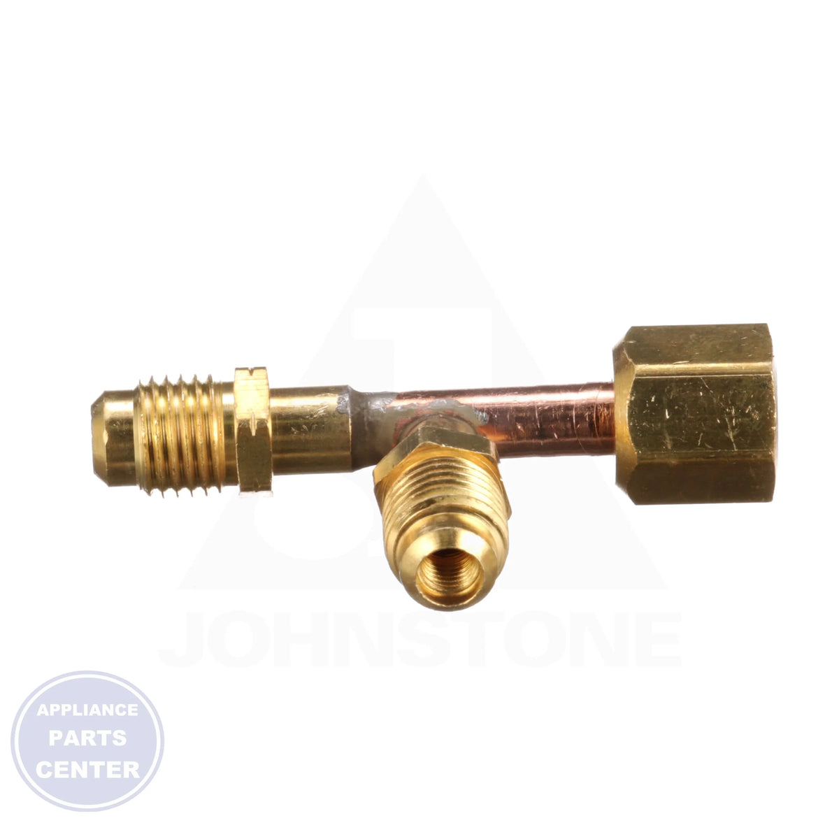 "T" Valve CD9601 - Side view with 1/4" measurements for precise fitting