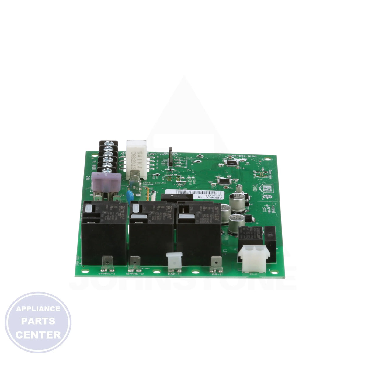 Carrier Furnace Control Board CF830CA-1H - Detailed view of gas valve and blower motor control