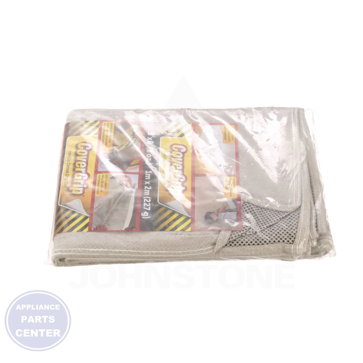 Covergrip Safety Drop Cloth CGC5X8 - Detailed view of liquid and tear-resistant fabric