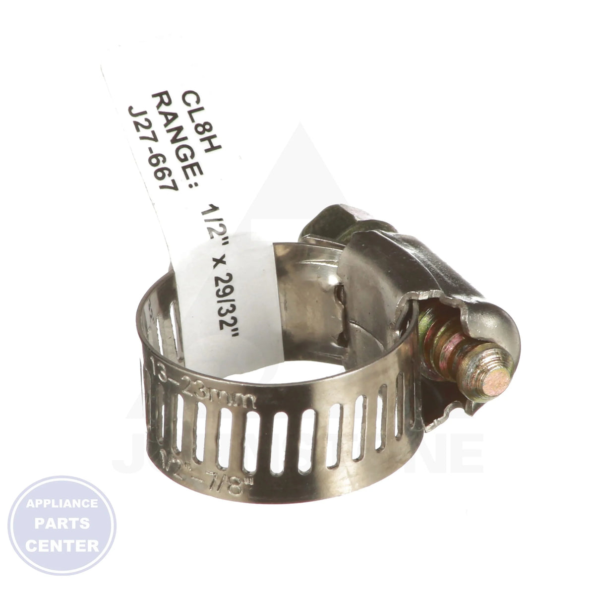 Hose Clamp CL8H - Detailed view of high torque and stainless steel material