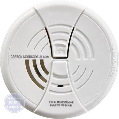 [Brand] CO250B CO Alarm - Main view showing replaceable battery for [specific models]
