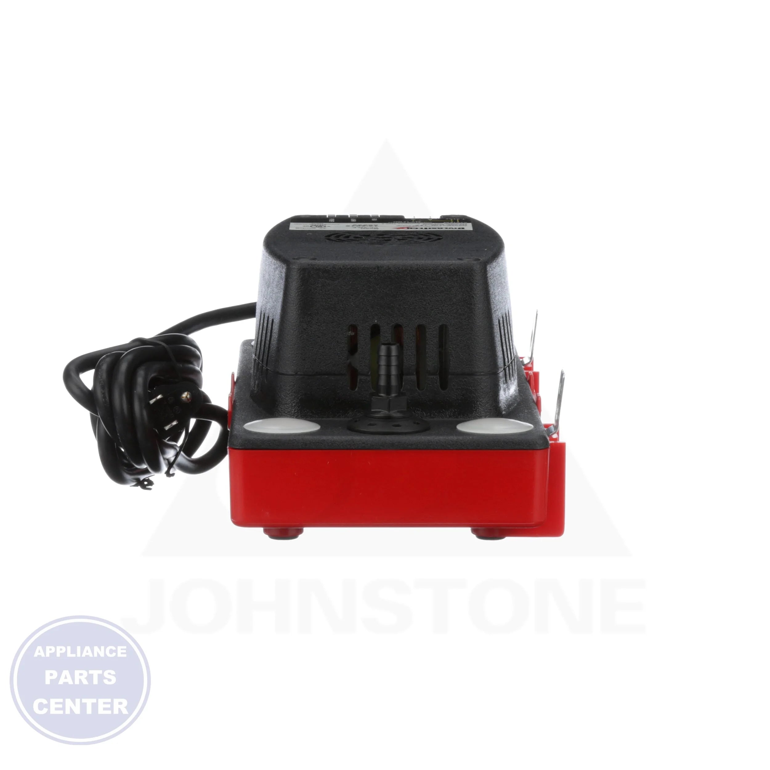 Low Profile Condensate Pump CP-22LP - Side view with 120 volts and 1/3 gallon reservoir