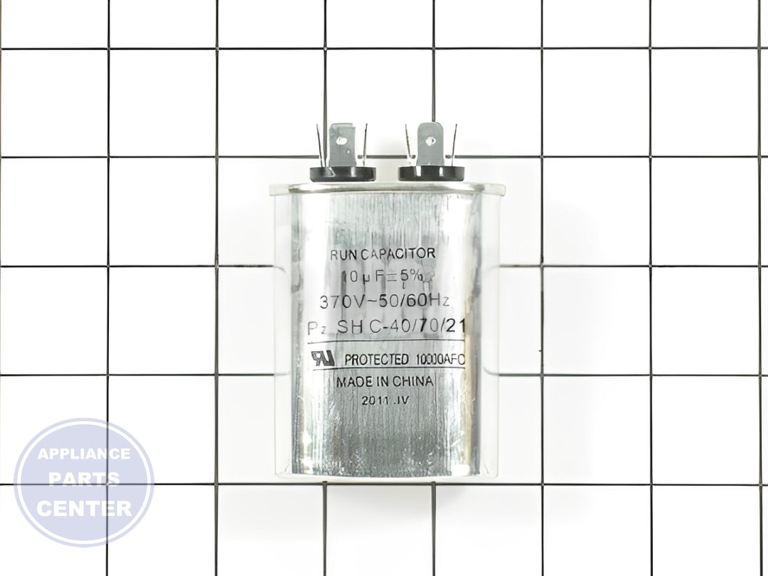 SUPCO CR10X370 Capacitor - Installation in [specific model] showing mounting points