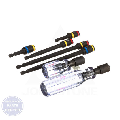 C-RHEX® Dual-Sided Reversible Hex Driver Kit CRHEXKIT2 - Side view with multiple hex sizes and lengths