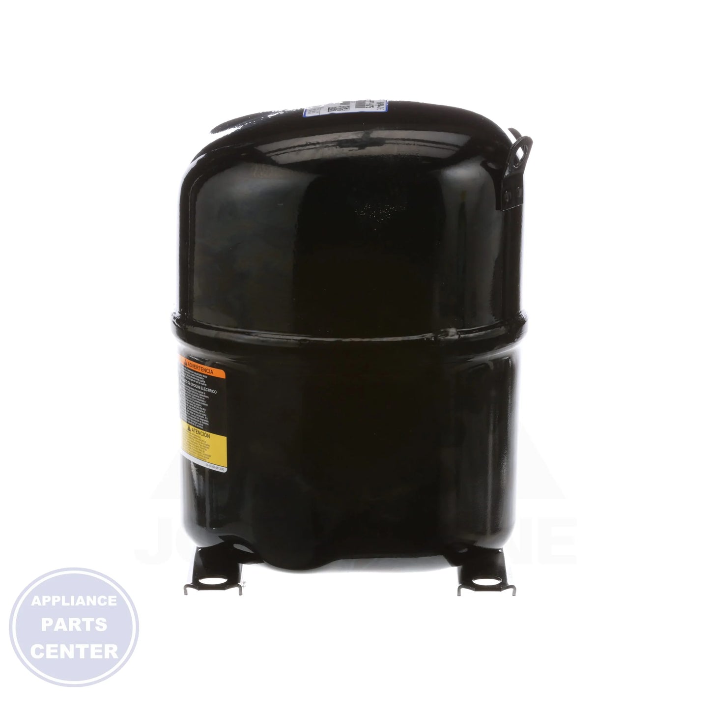 High Temp Hermetic Compressor CRPQ-045E-PFV-970 - Detailed view of 7/8" ODF suction conn. and 1/2" ODF discharge conn.