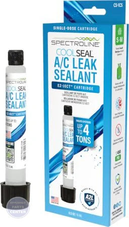 [Brand] Cool Seal™ Leak Sealer EZ-Ject™ Cartridge CS-1CS - Main view showing easy injection for various A/C models