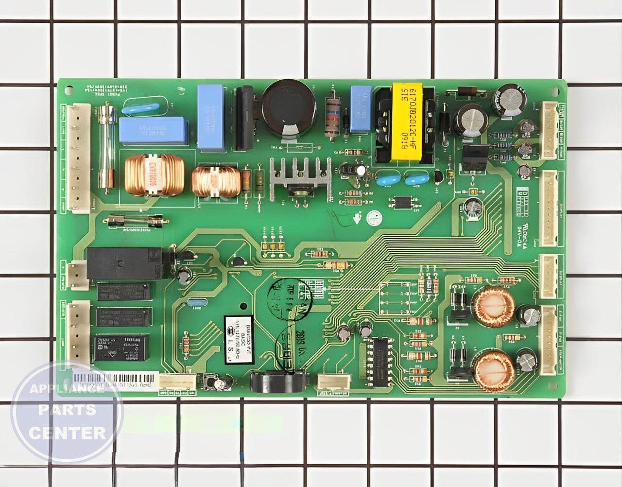 LG REFRIGERATOR MAIN CONTROL BOARD ASSEMBLY CSP30000201 - Main view showing circuit board for specific LG models