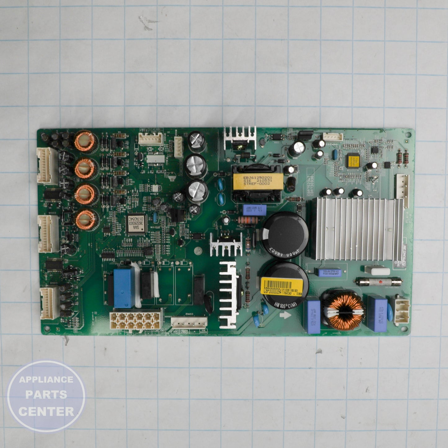 SVC PCB ASSEMBLY,ONBOARDING CSP30000394 - Side view with precise specifications