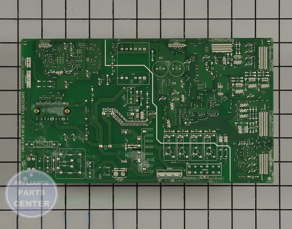 LG Refrigerator PCB Assembly CSP30021039 - Detailed view of the circuit board design