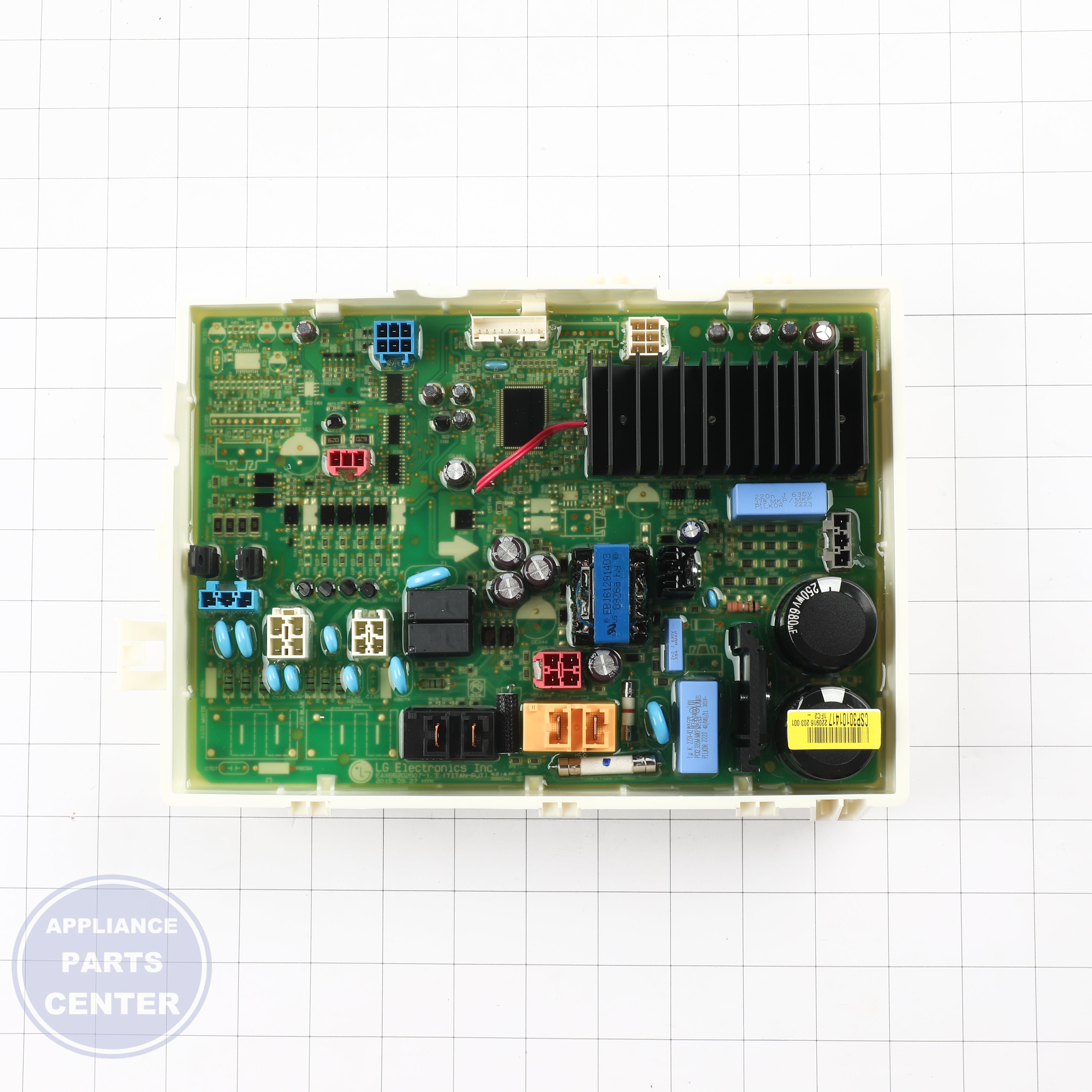 L-G SVC PCB ASSEMBLY CSP30101417 - Installation in specific L-G model showing key mounting points
