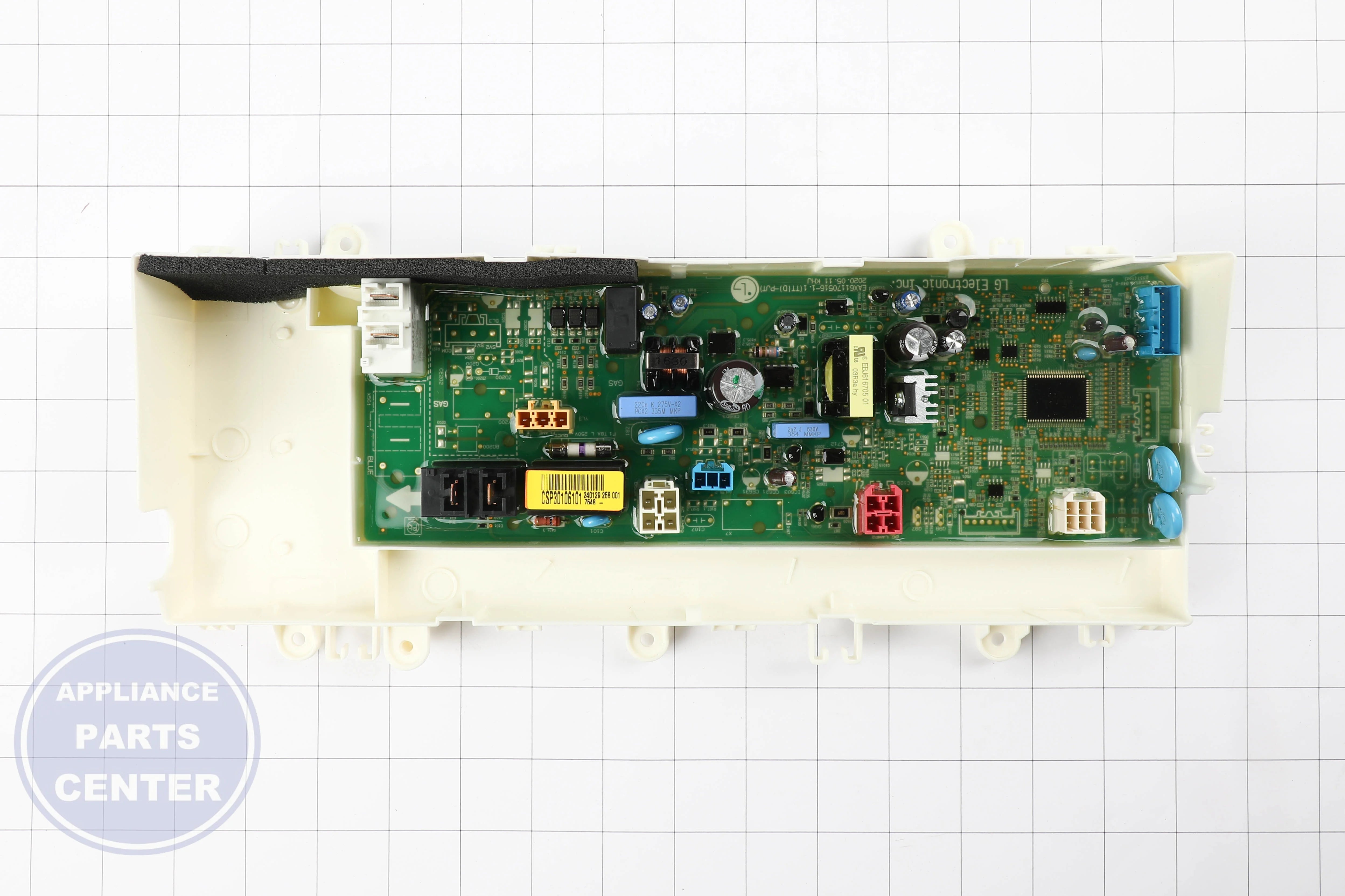 LG SVC PCB ASSEMBLY,ONBOARDING CSP30106101 - Installation in LG model showing mounting points
