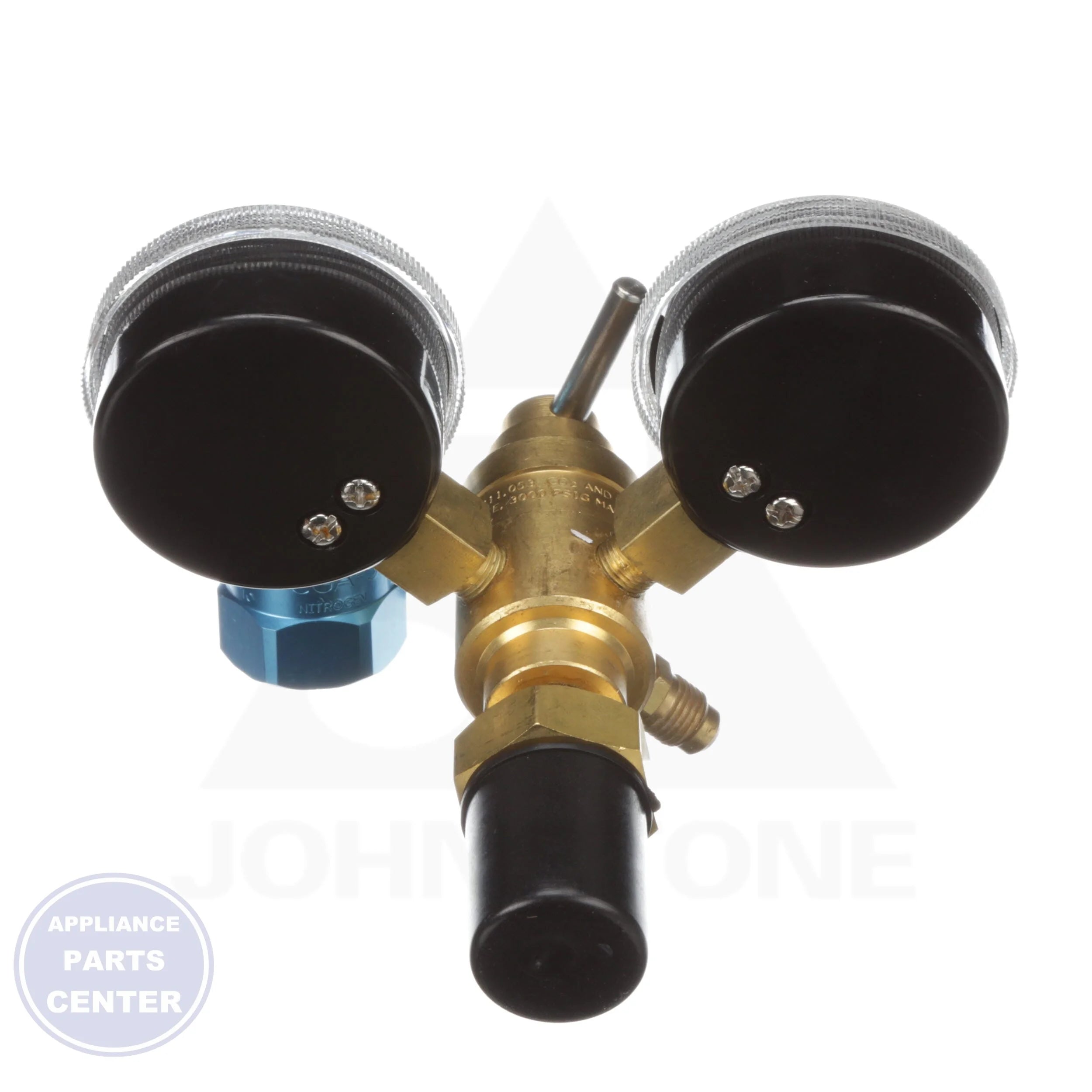 Nitrogen/CO2 Regulator with CO2 Adapter CT-475M - Side view with 475 PSI capacity