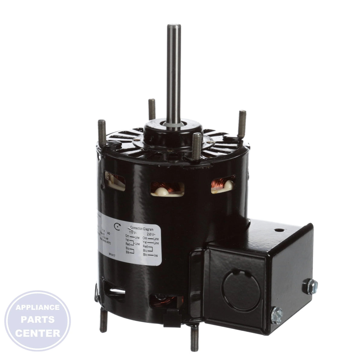 McQuay D1142 - Detailed view of 1/15 HP shaded pole motor