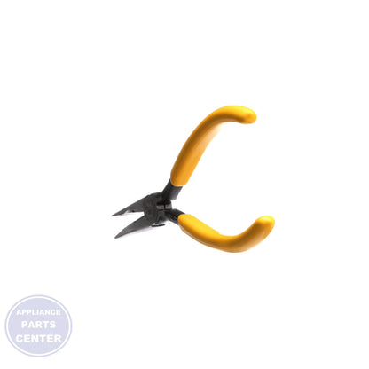 D203-6 6-5/8" Needle Nose Pliers - Detailed view of hand-honed cutter and sure-grip jaws