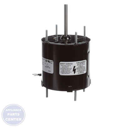 Open Ventilated Motor D210 - Detailed view of 1/4" shaft diameter and 2-1/4" shaft length