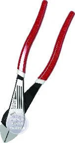 [Brand] 8" High-Leverage Diagonal-Cutting Pliers D2288RWB - Main view showing high-leverage design for precise cuts