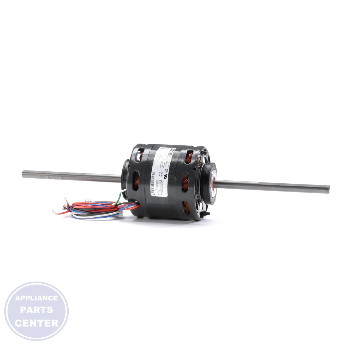 Motor D338 - Detailed view of 1/2" shaft diameter