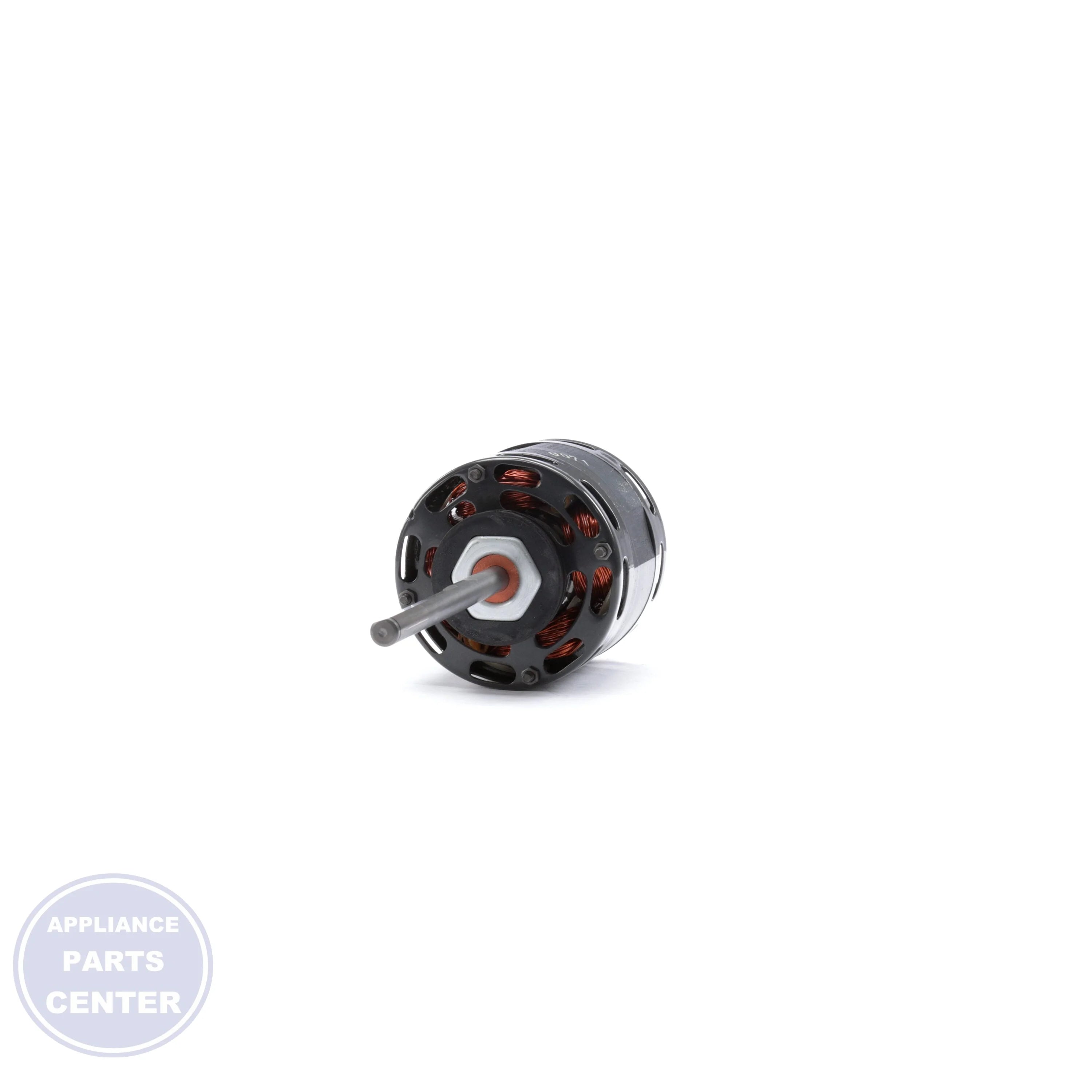 Motor D338 - Side view with 4-7/16" diameter specifications
