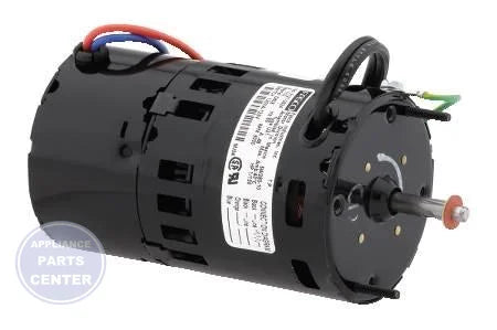 Coleman Draft Booster Motor D408 - Main view showing specialized mounting holes for Coleman units