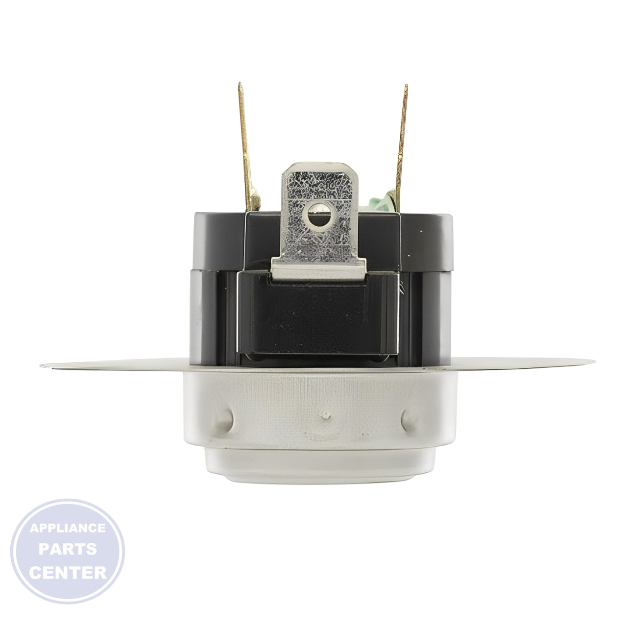 SPEED QUEEN CYCLING THERMOSTAT (GREEN LABEL) D504515 - Side view with specific measurements