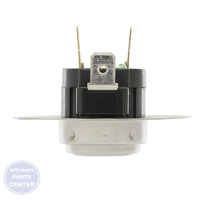 SPEED QUEEN CYCLING THERMOSTAT (GREEN LABEL) D504515 - Side view with specific measurements