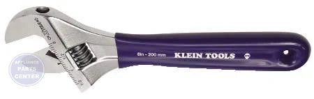 [Brand] 8" Extra-Wide Adjustable Wrench D5098 - Main view showing extra-wide jaw for H28-502 model