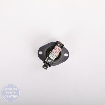 THERMOSTAT-PINK/WHT W/INSTR D510707P - Side view with temperature control specs