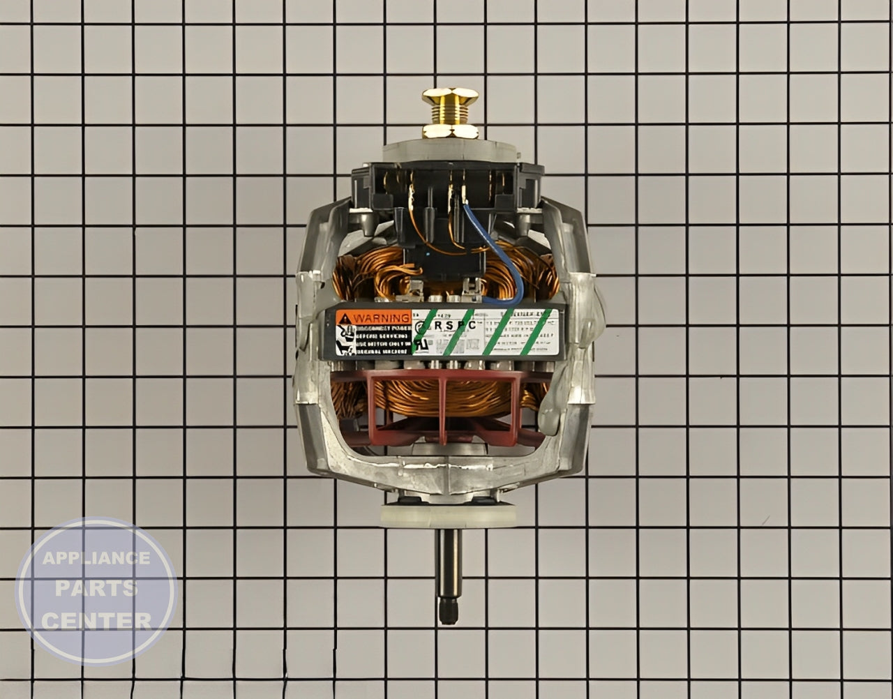 SPEED QUEEN D511629P - Detailed view of durable motor assembly