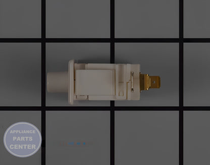 Washer Dryer Push Button Switch D512973 - Side view with precise control specs