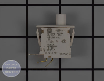 Speed Queen Washer Dryer Push Button Switch D512973 - Main view showing durable design for Speed Queen models