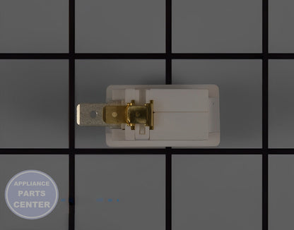 Speed Queen Washer Dryer Push Button Switch D512973 - Installation in SPQ Dryer showing key mounting points