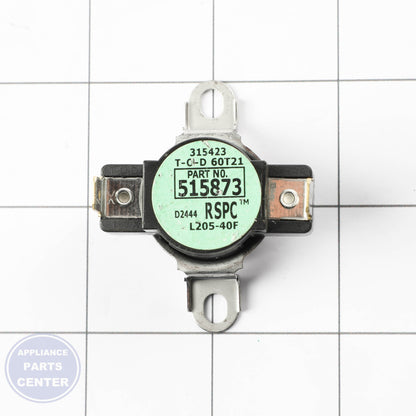 THERMOSTAT,LIMIT-GREEN D515873 - Side view with precise temperature control