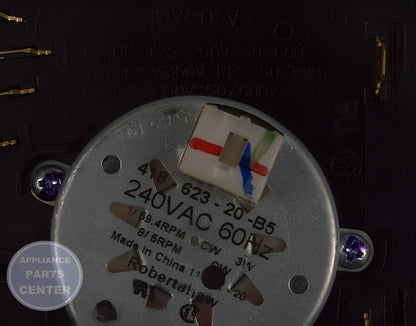 SPEED QUEEN DRYER 4-CYCLE TIMER 240V - Installation in SPQ Dryer model showing key mounting points