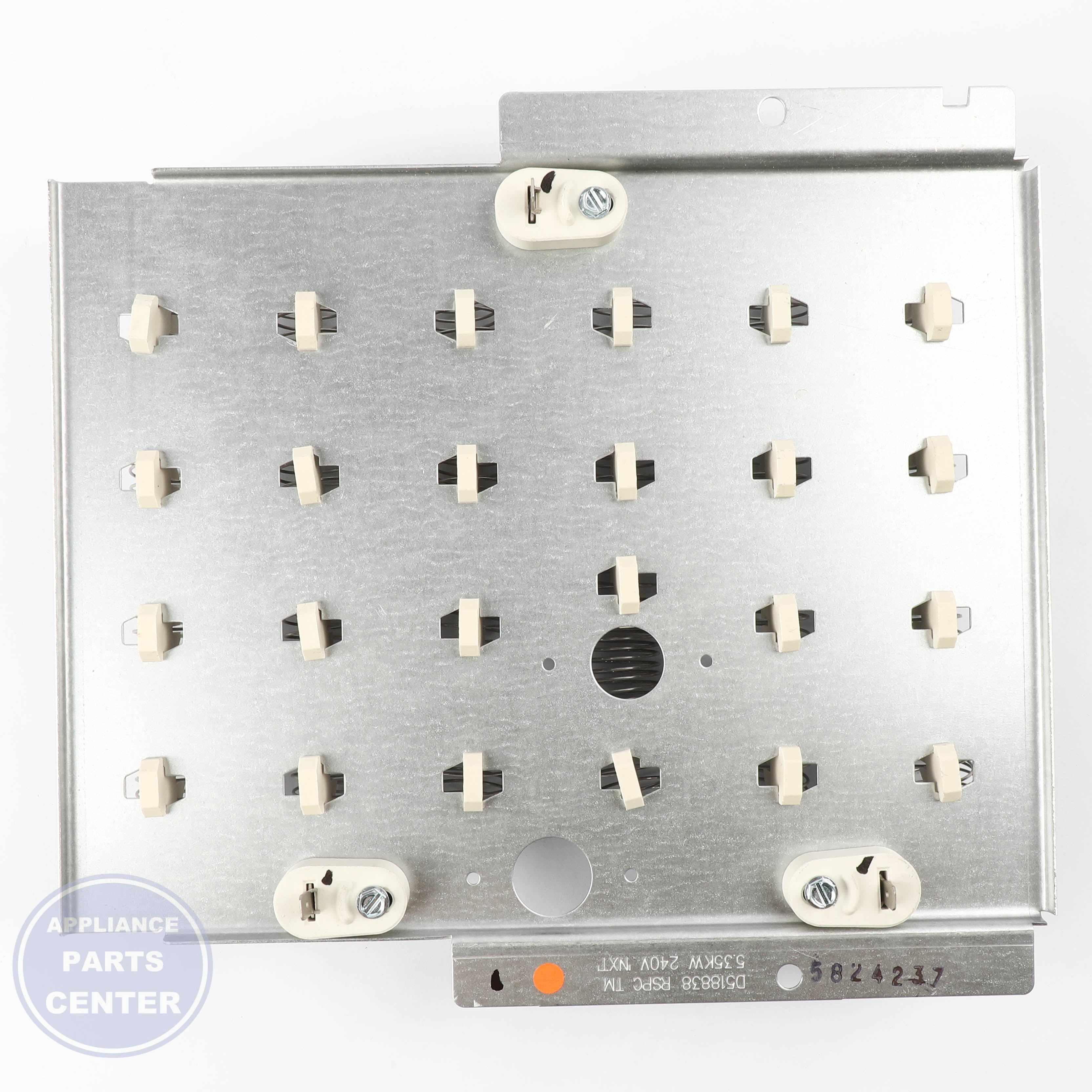 [Brand] ASSY,HEATER-ORANGE 5350W PKG D518838P - Main view showing rapid heating for various models