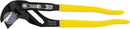 [Brand] 10" Pliers Wrench D53010 - Main view showing parallel and V jaws for versatile use