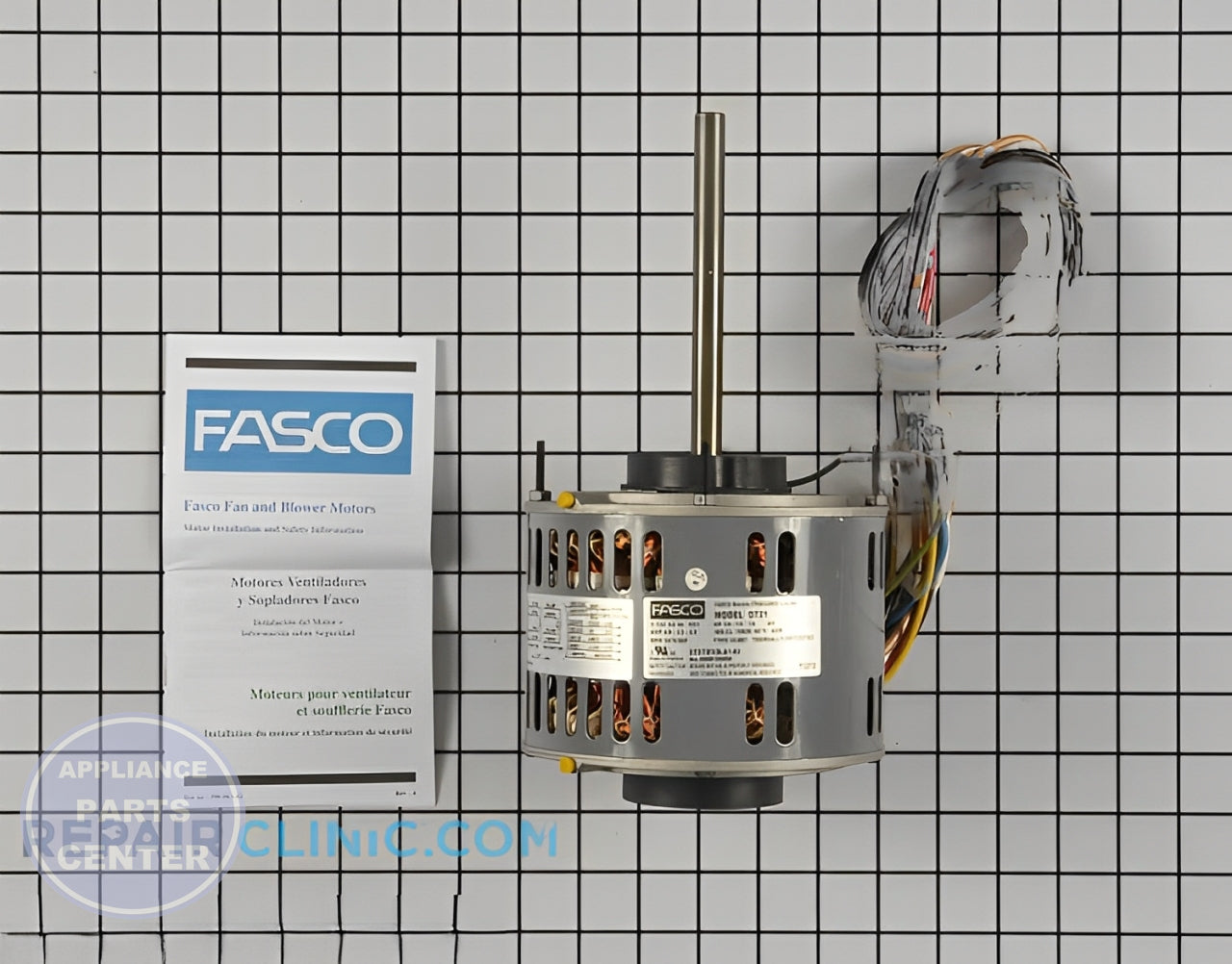 FASCO D721 Blower Motor - Main view showing high airflow for FAS models