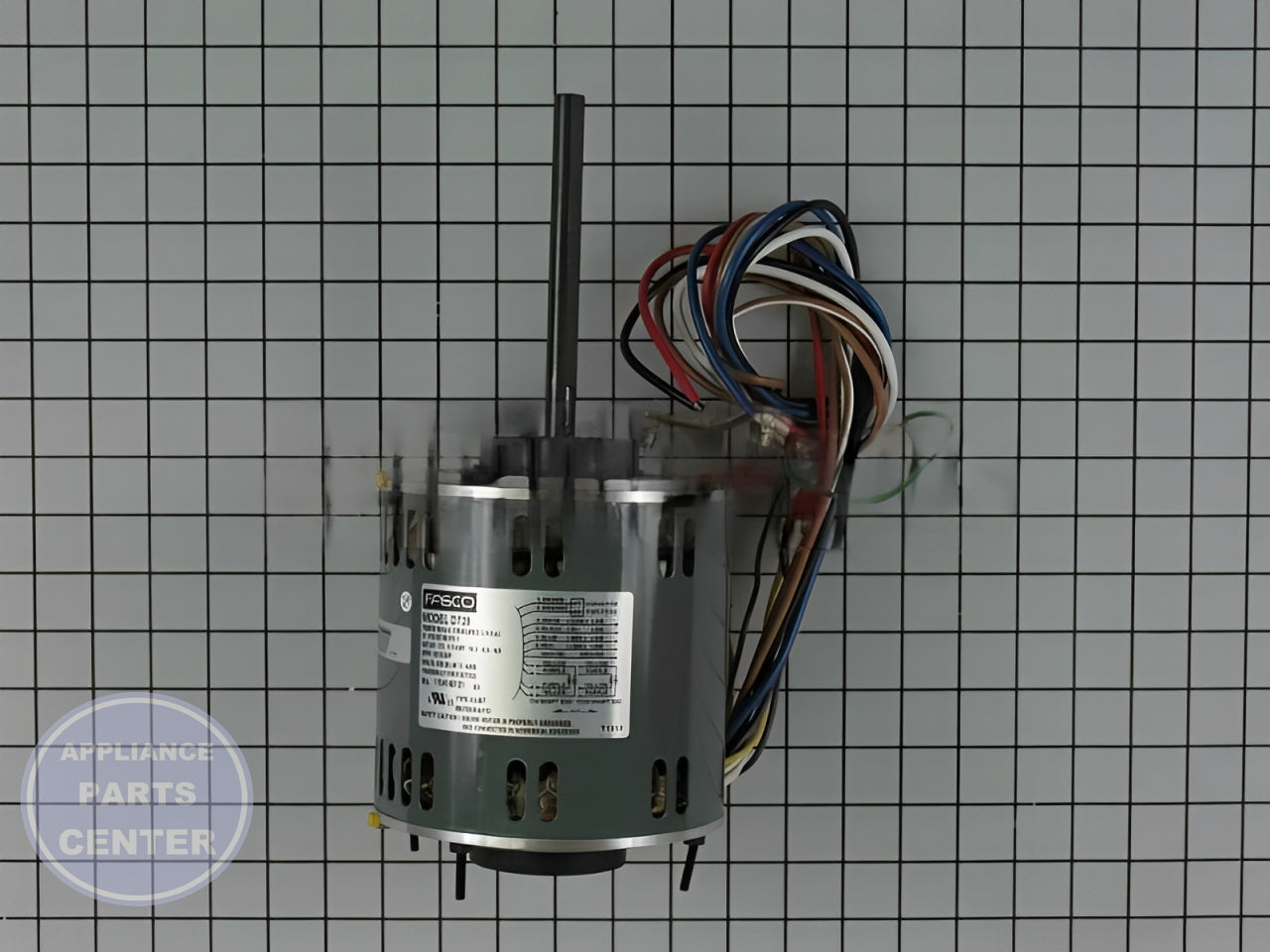 FASCO D728 Blower Motor - Main view showing efficient airflow for top furnace models