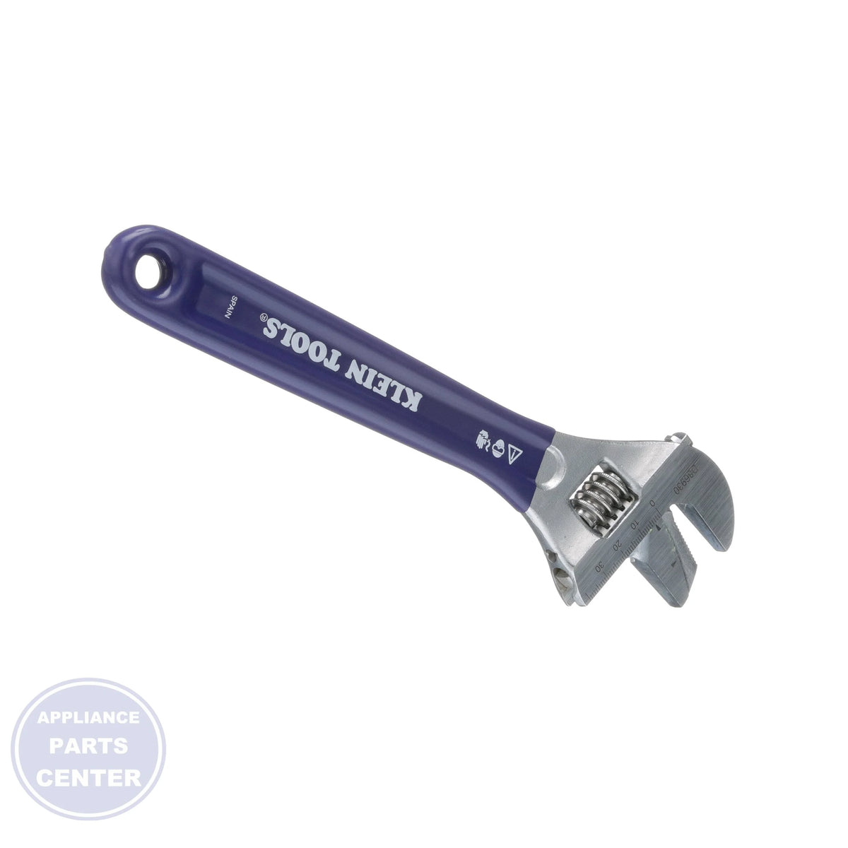 Reversible-Jaw Adjustable Wrench/Pipe Wrench D86930 - Side view with 10" size and 1-1/2" capacity