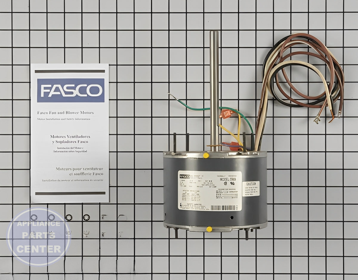 FASCO D909 - Main view showing 1/4 HP power for FAS models