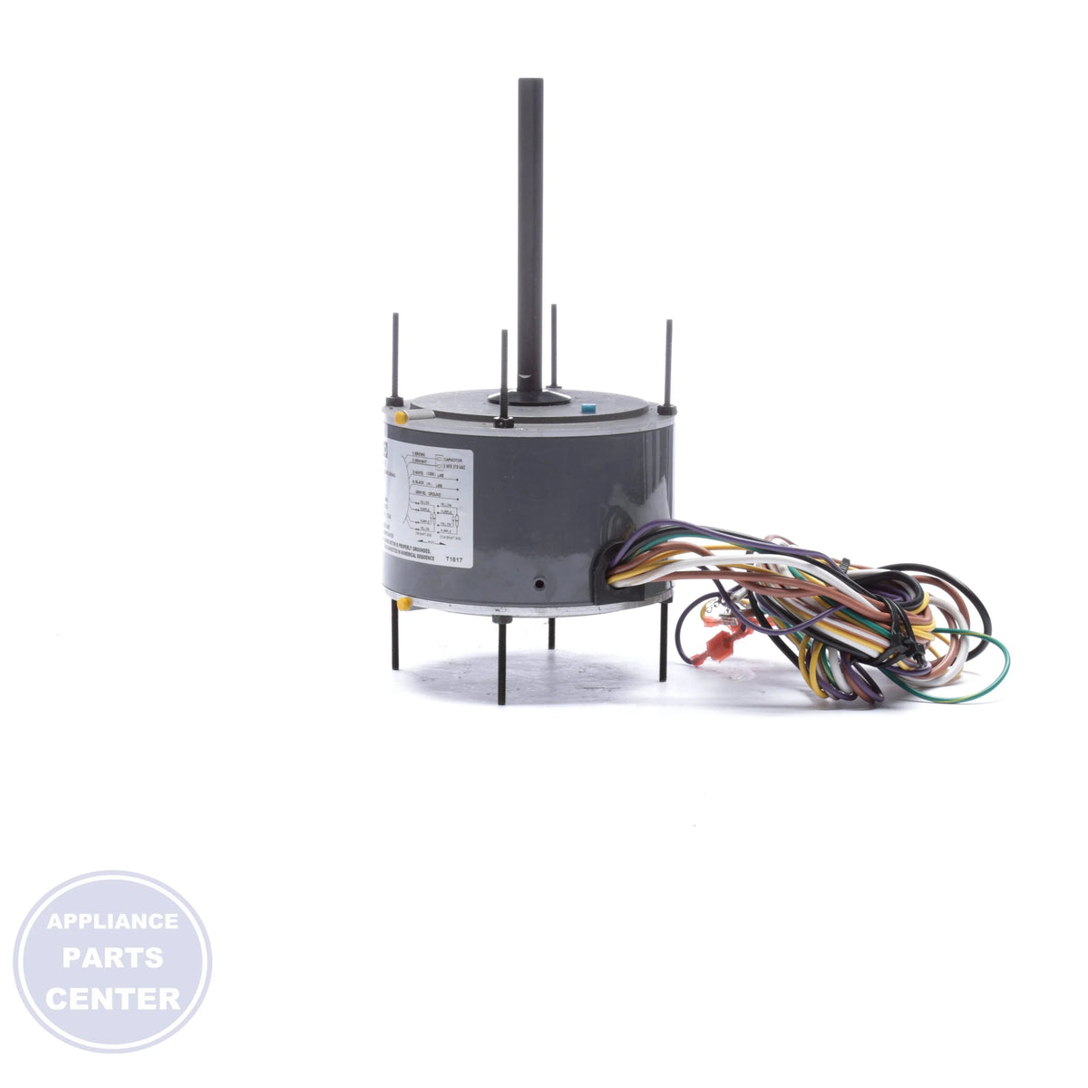 Totally Enclosed Condenser Fan Motor D919 - Detailed view of 1075 RPM operation