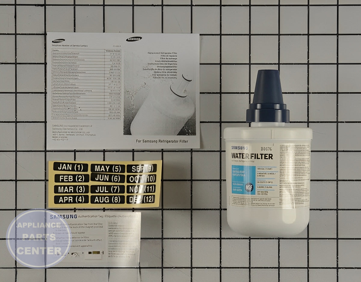 SAMSUNG WATER FILTER ASSEMBLY DA29-00003G - Main view showing filtration mechanism for UED Refrigerator