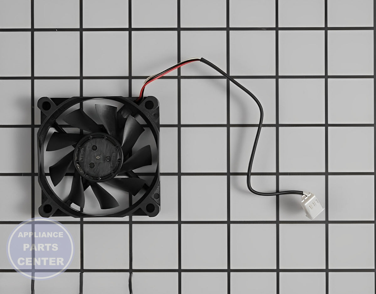 SAMSUNG REFRIGERATOR DC MOTOR BOX EVAPORATOR FAN | DA31-00070E - Detailed view of motor fan technical details